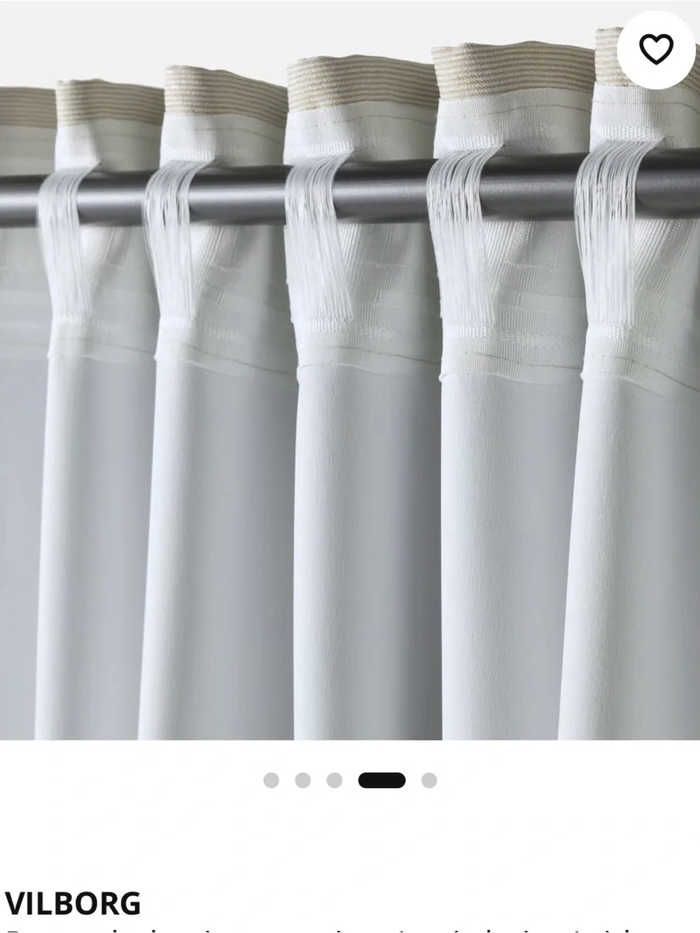 IKEA Neutral Beige/Tan Textured Curtain Panels